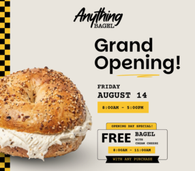 Anything Bagel Grand Opening