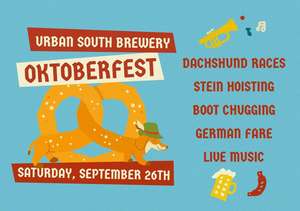 Urban South Brewery Hosts Oktoberfest on Saturday, September 26