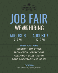 Hiring Fair for Positions at Satellite Music Hall, Memphis’ Newest Music Venue Opening in September