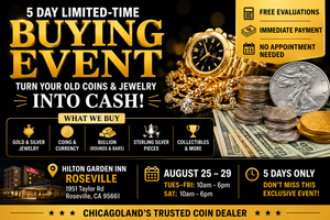 PGS Gold & Coin Roadshow Buying Event – Roseville