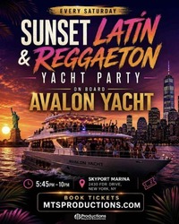 Sunset Latin & Reggaeton Yacht Party at Skyport Marina