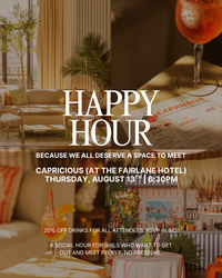 NashGirlClub August Happy Hour at CAPRIcious Summer Pop-Up Bar