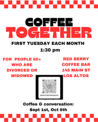 Coffee Together: Coffee & Conversation for Widowed/Divorced 60+