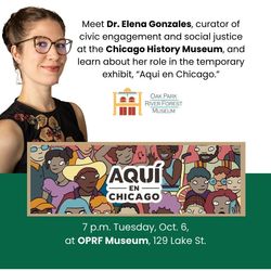 'Aqui en Chicago" curator to talk