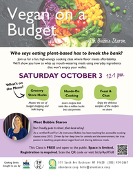 Vegan on a Budget Cooking Class