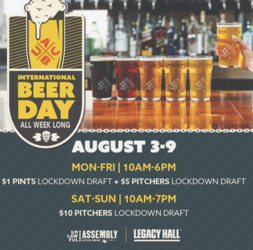 International Beer Day – Week Long Celebration