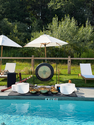 Floating Sound Bath: Poolside Under The Stars at The Litchfield Inn