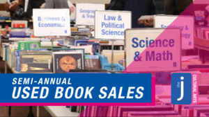 The J’s Summer Used Book Sale – August 23-27