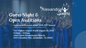 Adult Choir Auditions: The Alexandria Singers