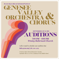 Genesee Valley Orchestra and Chorus Auditions