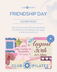 Club Pilates x Friendship Day