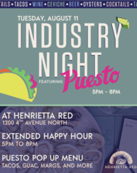 Puesto Industry Night at Henrietta Red