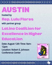 Austin: TLPC People's Hearing hosted by Representative Lulu Flores