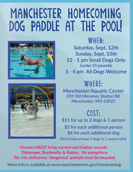 Manchester Homecoming Dog Swim