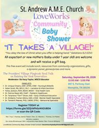 St. Andrew A.M.E. Church Community Baby Shower