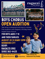 Ragazzi Boys Chorus' Open Audition