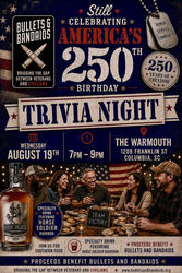 Bullets and Bandaids Trivia Night at The War Mouth restaurant