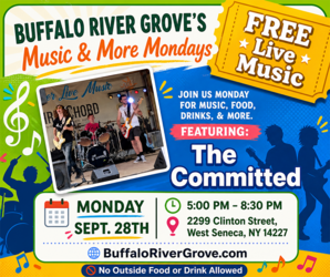 FREE Live Music by The Committed at the Buffalo River Grove Picnic & Event Center
