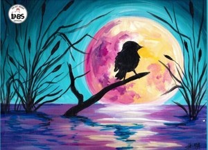 "Moonlight Silhouette" In-Studio Paint Party!
