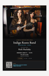 INDIGO ROOTS BAND FEAT. RICK HUCKABY
