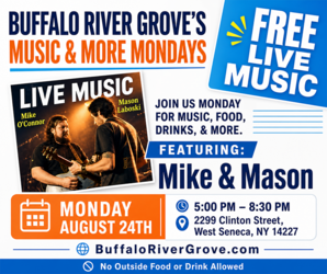 FREE Concert: Live Music by Mike & Mason at the Buffalo River Grove!