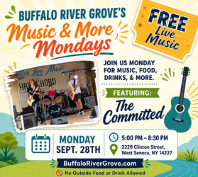 FREE Live Music by The Committed at the Buffalo River Grove Picnic & Event Center