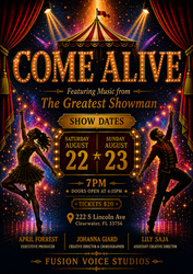 Fusion Voice Studios Presents: Come Alive the Musical!