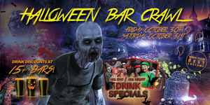 🎃 San Diego Halloween Bar Crawl - Party Pass to 15+ Bars - Fri Oct 30th