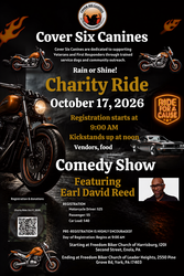 Charity Motorcycle Ride to Benefit Cover Six Canines
