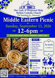 Middle Eastern Picnic at Our Lady of Perpetual Help Melkite Catholic Church