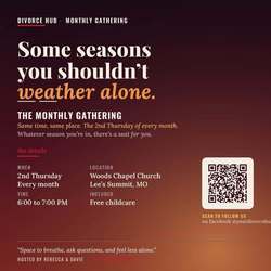 Divorce Hub: Monthly Support Gathering
