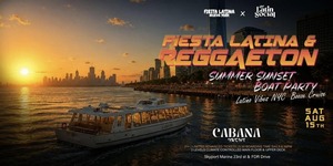 Fiesta Latina & Reggaeton Summer Sunset Boat Party