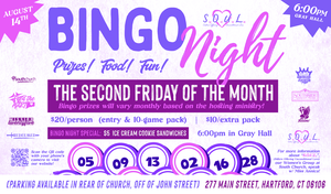 "BINGO NIGHT!" Hosted by the S.O.U.L. Women's Group