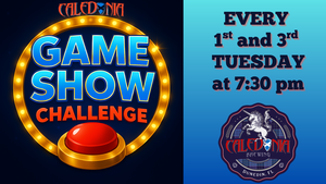 Game Show Challenge at Caledonia Brewing Every First and Third Tuesday