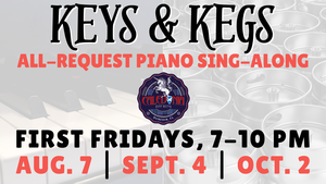Keys & Kegs Piano Sing-Along at Caledonia Brewing - First Fridays in August, September & October!