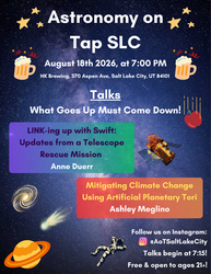 Astronomy on Tap SLC: What Goes Up Must Come Down!
