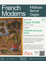 French Moderns: Matisse Renoir Degas Presentation by The Frick