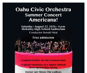 Oahu Civic Orchestra's Summer Concert: AMERICANA!