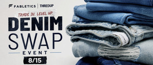 Fabletics X ThredUp Denim Swap Event