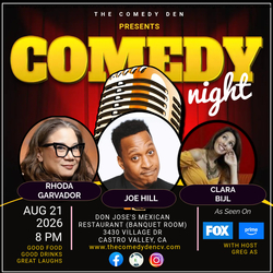 The Comedy Den presents comedian Joe Hill
