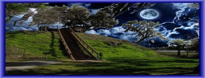 Moon Over the Mounds December 9, 2022