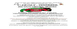 Carol, Cookies and Ugly Sweaters