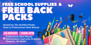 Back to School Free Back Packs & School Supplies at PGB