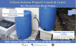 Citizen Science Lunch & Learn: Rain Barrel Project