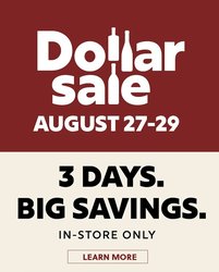 Twin Liquors' Annual Dollar Sale