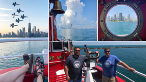 Air & Water Show Cruises with Chicago Fireboat Tours