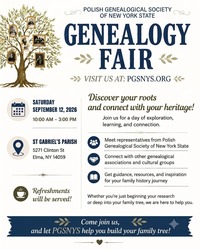 Genealogy Fair at St. Gabriel's Parish