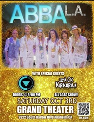 Zack Kirkorian opening for ABBA L.A.