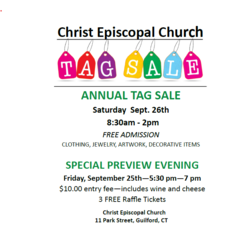 Christ Episcopal Church - Annual Tag Sale
