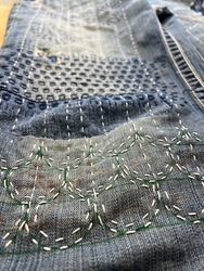 Mending Class: Sashiko Style Visible Mending